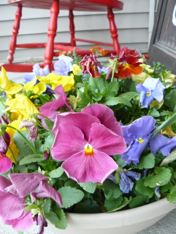 After a good drink of water.  